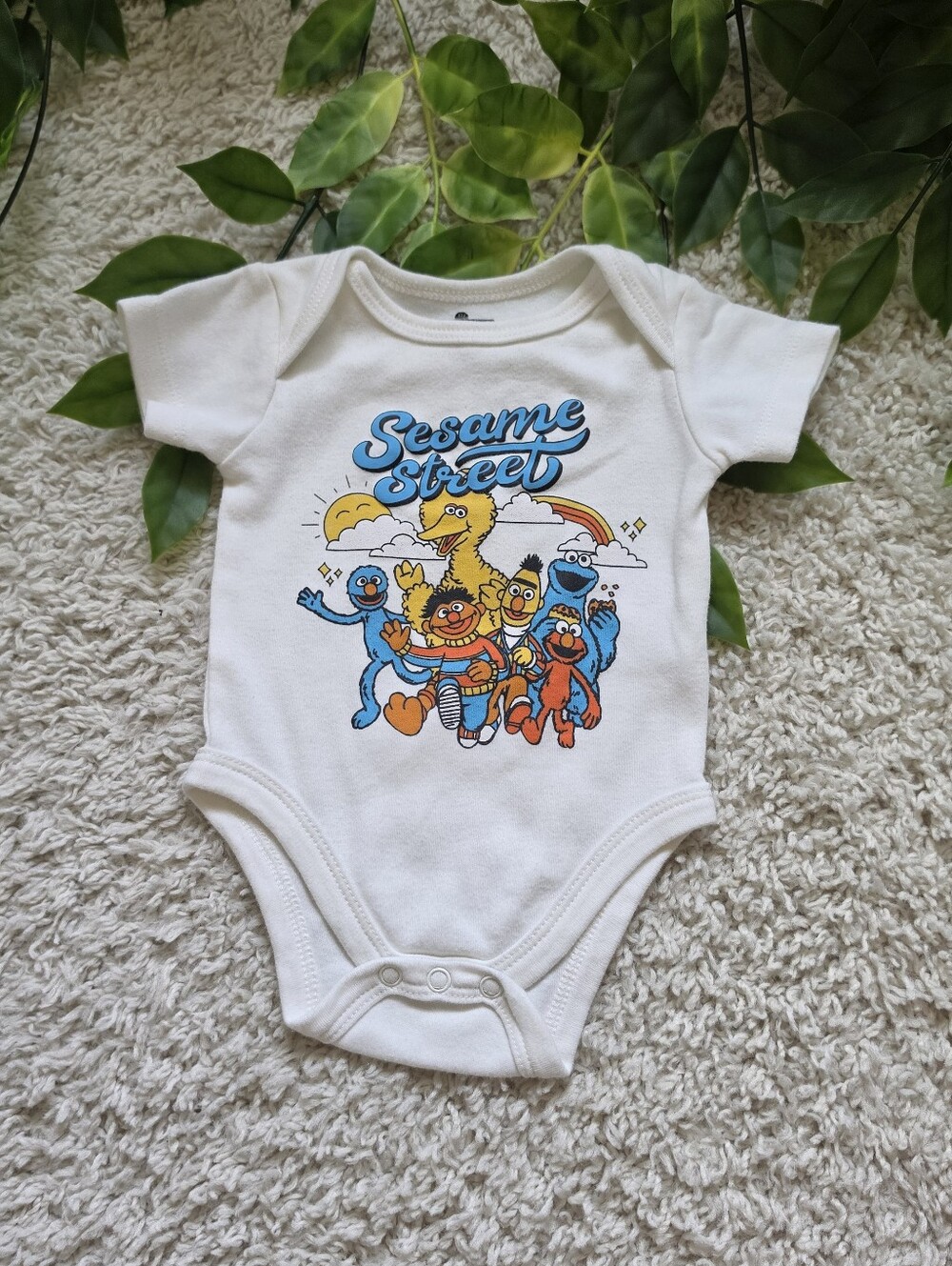 Baby Boy Sesame Street Onesie (0-3 Months)
